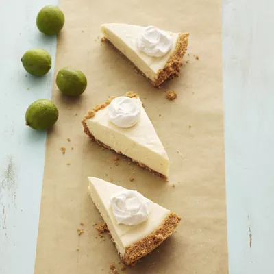 White Chocolate-Mascarpone Key Lime Pie