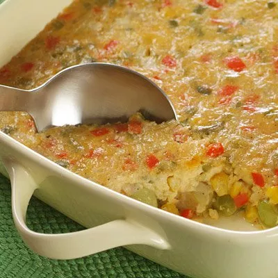 Pudim de Milho e Feijão (Pudín de Maíz y Frijoles Lima)