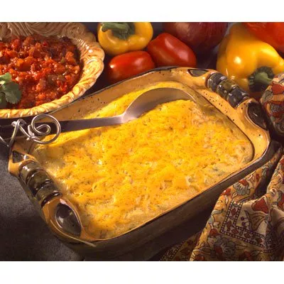 Spoon Bread With Green Chiles