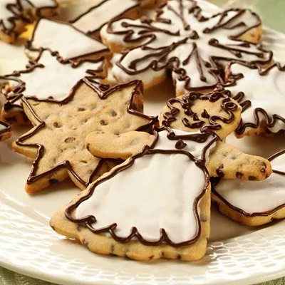 Chocolate Mini Chip Holiday Cookies