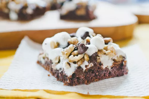 Chocolate Rocky Road Bars