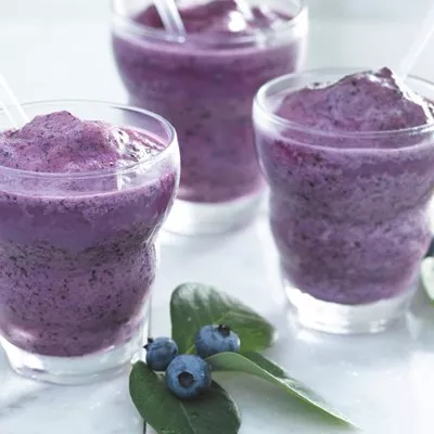 Concord Grape and Blueberry Freeze with Flax Seed Oil