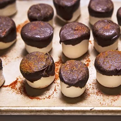 Spicy Dark Chocolate Marshmallows