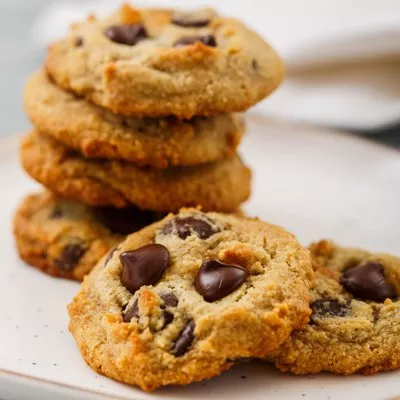 Almond Flour Dark Chocolate Chip Cookies