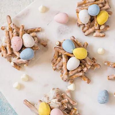 Easter Eggs in a Nest