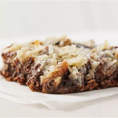 Chocolate Macaroon Squares
