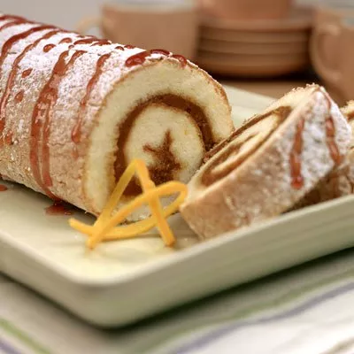 Pumpkin Orange Cake Roll