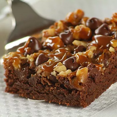 Chocolate Turtle Brownies