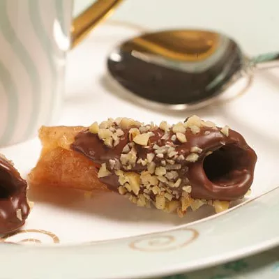 Chocolate Dipped Brandy Snaps