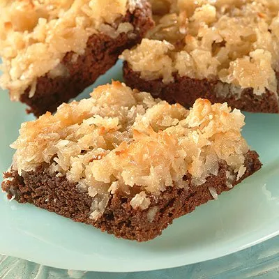 Brownies With Coconut Frosting