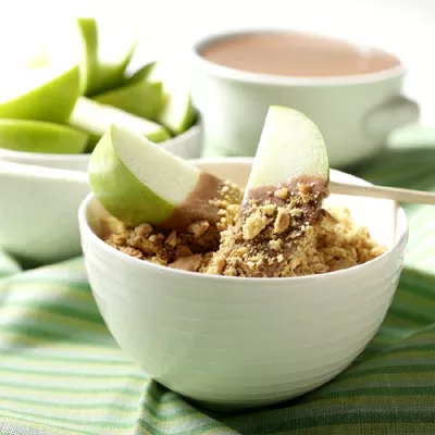 Chocolate-Peanut Butter S'mores Fondue