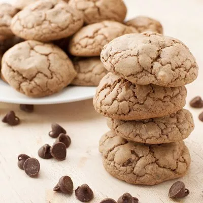 Chocolate Mint Brownie Cookies