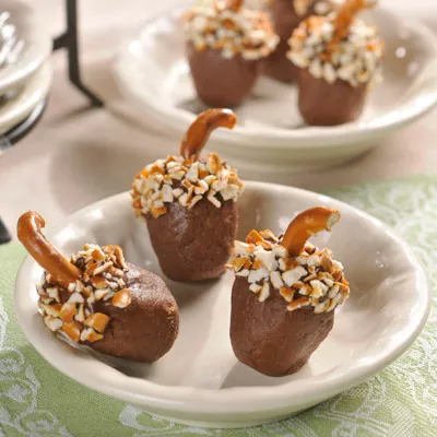 Chocolate Chip Acorn Truffles