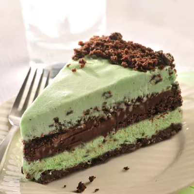 Dark Chocolate & Mint Ice Cream Torte