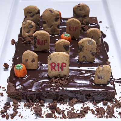 Graveyard Brownies