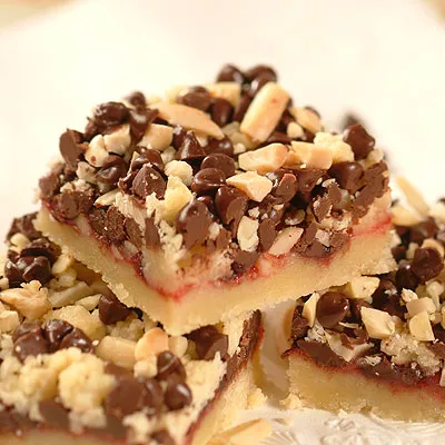 Chocolate Raspberry Nut Bars