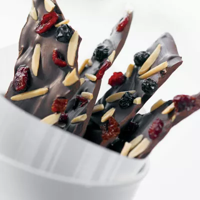 Toasted Almond Berry Chocolate Bark