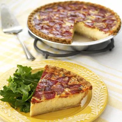 Pepperoni Pizza Quiche