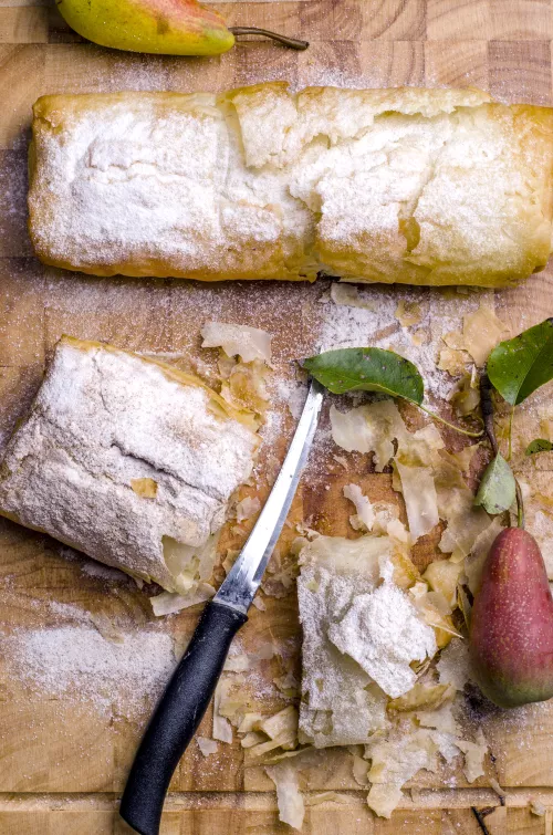 Pumpkin Pear Strudel