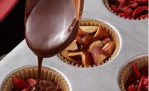 Holiday Dark Chocolate Bites