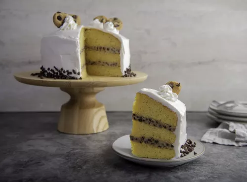 Chocolate Chip Cookie Layer Cake