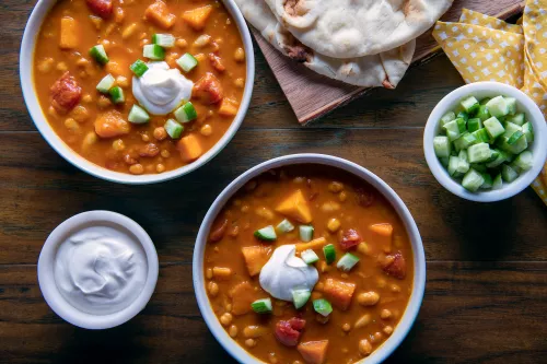 Curried Pumpkin Chickpea Chili
