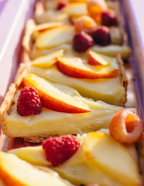 Tarta fácil de natillas