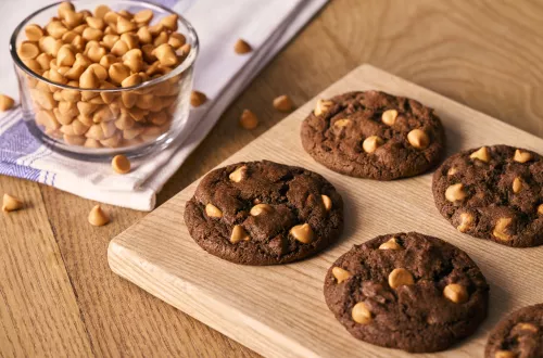 Chocolate Caramel Cookies