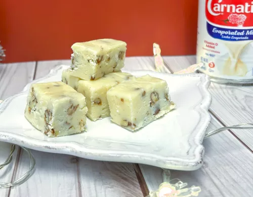 Easy Vanilla Pecan Fudge