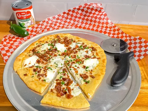 Jalapeño Bacon White Pizza