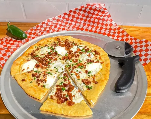 Jalapeno Bacon White Pizza
