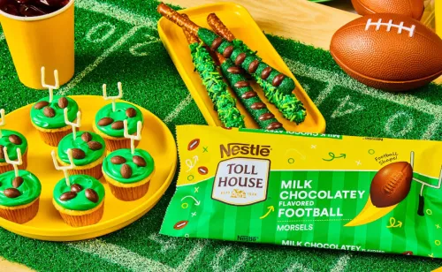 Cupcakes de colores del equipo