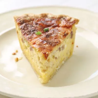 Ham and Swiss Quiche