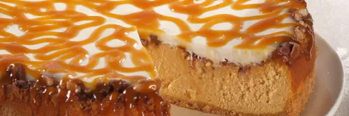 Pumpkin Toffee Cheesecake Long Left