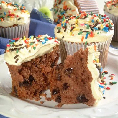 Triple-Chocolate Cupcakes