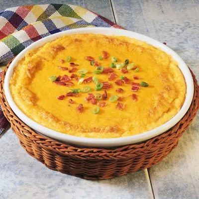 Cazuela de Sémola de Maíz con Queso