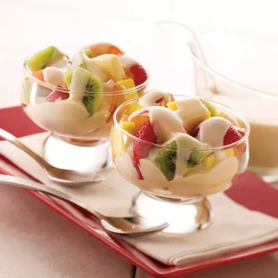 Salsa de Canela y Vainilla Para Frutas Frescas