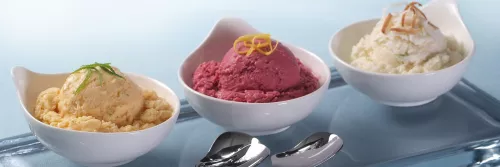 Tamarillo and Fruit Ice Cream Long Right