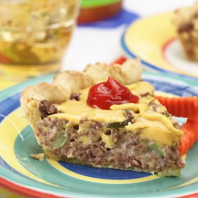 Kid's Cheeseburger Pie