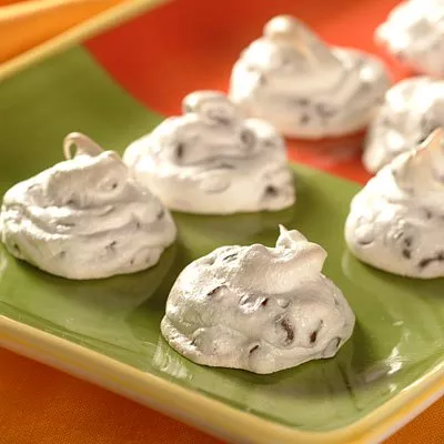 Mini Morsel Meringue Cookies