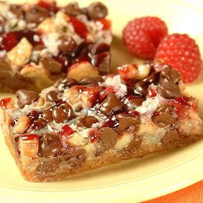 Raspberry Magic Bars