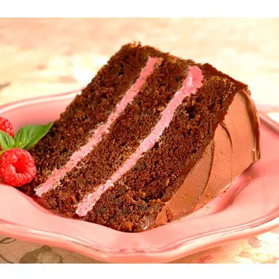 Raspberry Fudge Torte