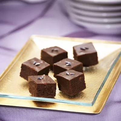 Lavender Chocolate Fudge