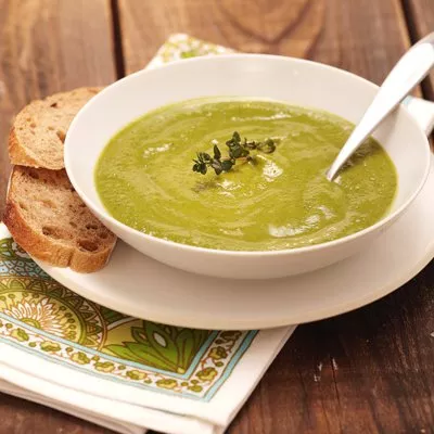 Cream of Broccoli-Leek Soup