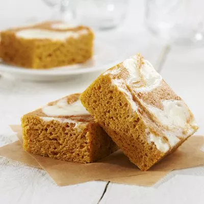Pumpkin Carrot Swirl Bars