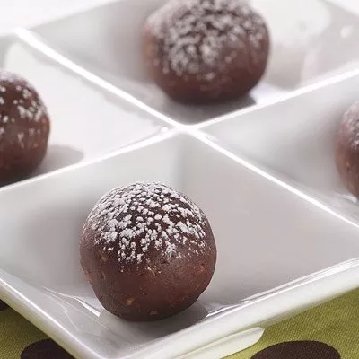 Rich Chocolate Pumpkin Truffles
