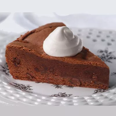 Chocolate Decadence with Sweetened Cream