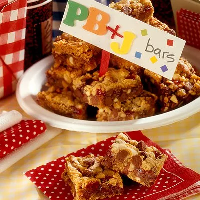 Peanut Butter and Jelly Bars