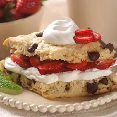 Chocolate Chip Strawberry Shortcake