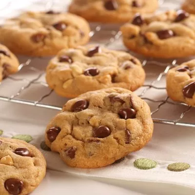 Chunky Chocolate Chip Peanut Butter Cookies